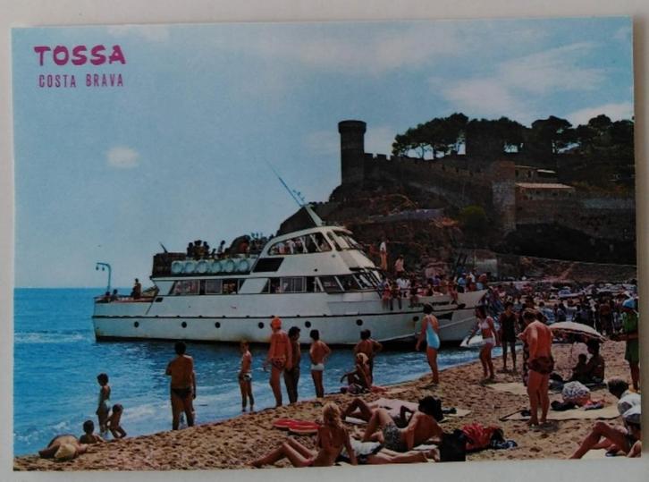 Oude ansichtkaart Tossa, Costa Brava, Spanje, Verzamelen, Ansichtkaarten | Buitenland, Ongelopen, Spanje, 1960 tot 1980, Ophalen