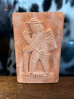 Carel van Laere terracotta wandplaquette – 1977, Antiek en Kunst, Ophalen of Verzenden