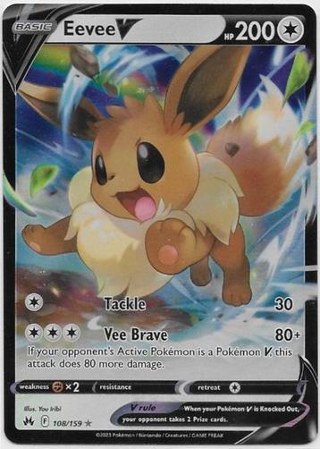 Crown Zenith,  Eevee [v] 108/159 beschikbaar voor biedingen