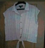Korte blouse met strik, Maat 42/44 (L), Ophalen of Verzenden, Zo goed als nieuw