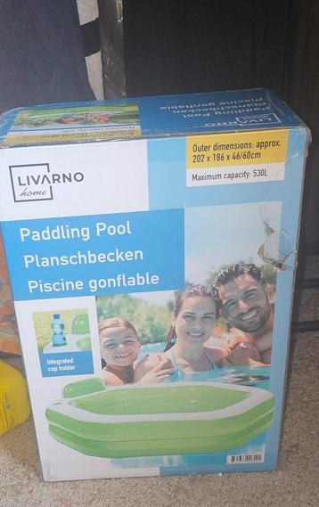 nieuwe opblaasbare zwembad 530liter beschikbaar voor biedingen