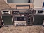 Vintage Sanyo Radio Cassette Recorder, Ophalen of Verzenden, Gebruikt, Radio, Met cd-speler