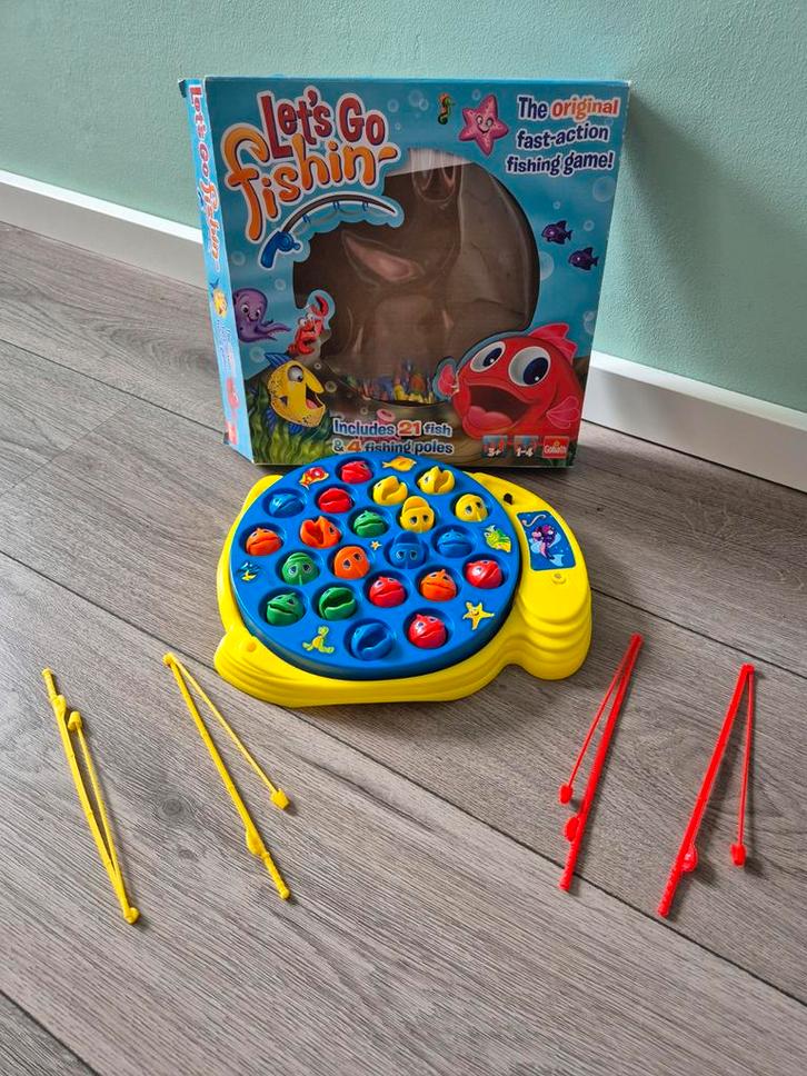 Let's Go Fishing Gezelschapsspel, Kinderen en Baby's, Speelgoed | Overig, Zo goed als nieuw, Jongen of Meisje, Ophalen of Verzenden