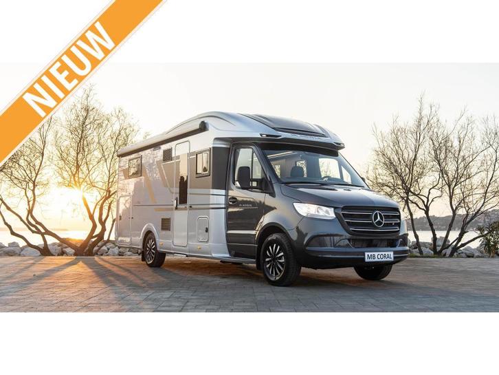 Adria Coral Supreme MB 670SL Leer, 360gr camera, Caravans en Kamperen, Campers, tot en met 3, Half-integraal, Adria, Diesel, Automaat