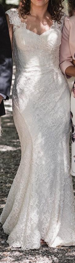 Bruidsjurk, Kleding | Dames, Trouwkleding en Trouwaccessoires, Zo goed als nieuw, Trouwjurk, Wit, Ophalen of Verzenden