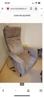 Luxe sta op stoel, Huis en Inrichting, Fauteuils, Ophalen, Zo goed als nieuw, 75 tot 100 cm, 50 tot 75 cm