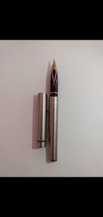 Sheaffer TARGA 1001XG Fountain Pen - Brushed Steel w Gold Tr, Verzamelen, Pennenverzamelingen, Vulpen, Sheaffer, Ophalen of Verzenden