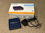 Netgear ProSafe Ethernet Switch 5-Poorts ZGAN, Computers en Software, Netwerk switches, Ophalen of Verzenden, Zo goed als nieuw
