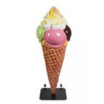 IJsje XXL schepijs 220 cm - ijshoorn met 4 ijs bollen, Ophalen, HorecaBeelden, Overige typen, Nieuw
