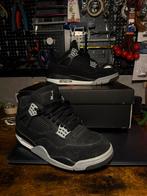 Jordan 4 Black Canvas, Kleding | Heren, Schoenen, Zwart, Air Jordan, Ophalen of Verzenden, Sneakers of Gympen