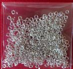 250 Zilverkleurige Jump Rings 3x0.9mm, Ophalen of Verzenden, Nieuw, Overige typen