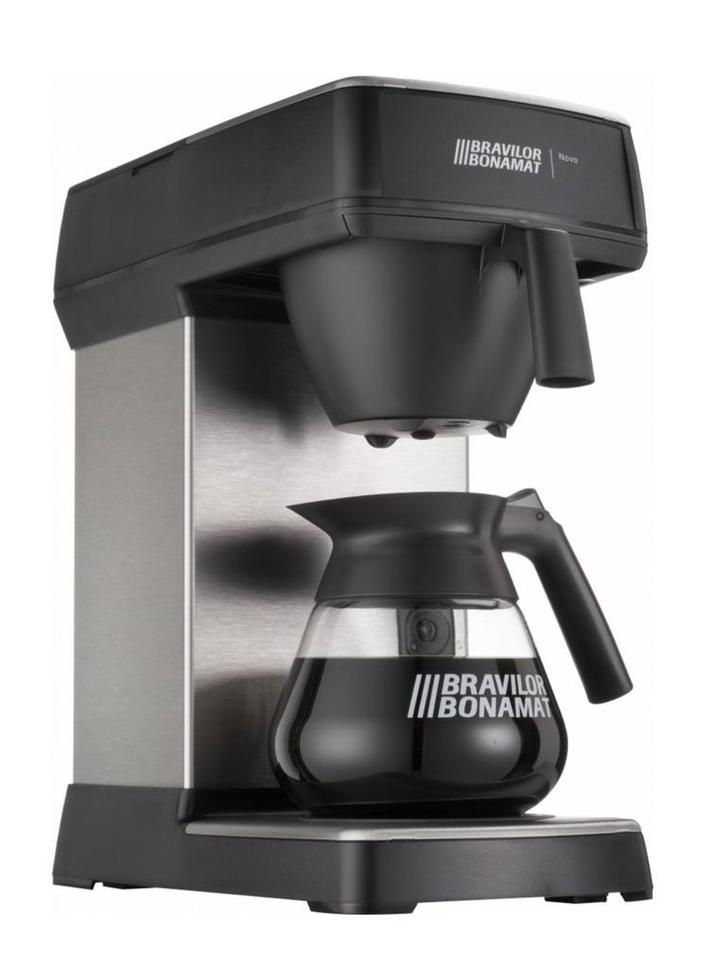 Koffiezetapparaat Bravilor Novo inclusief glazen koffiekan., Witgoed en Apparatuur, Koffiezetapparaten, Nieuw, Gemalen koffie