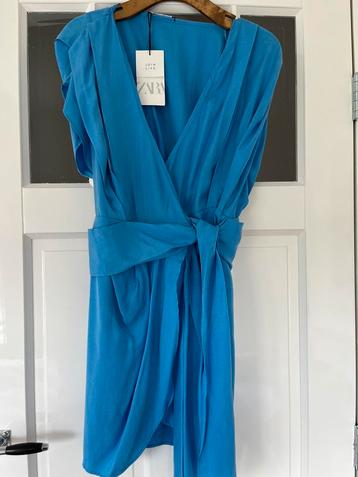 Nieuw mooie blauwe Zara jurk maat XS 