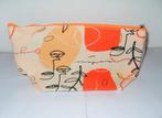 Toilettas oranje / make-up tasje / etui make up - NIEUW !!!, Ophalen of Verzenden, Nieuw, Oranje, Dame