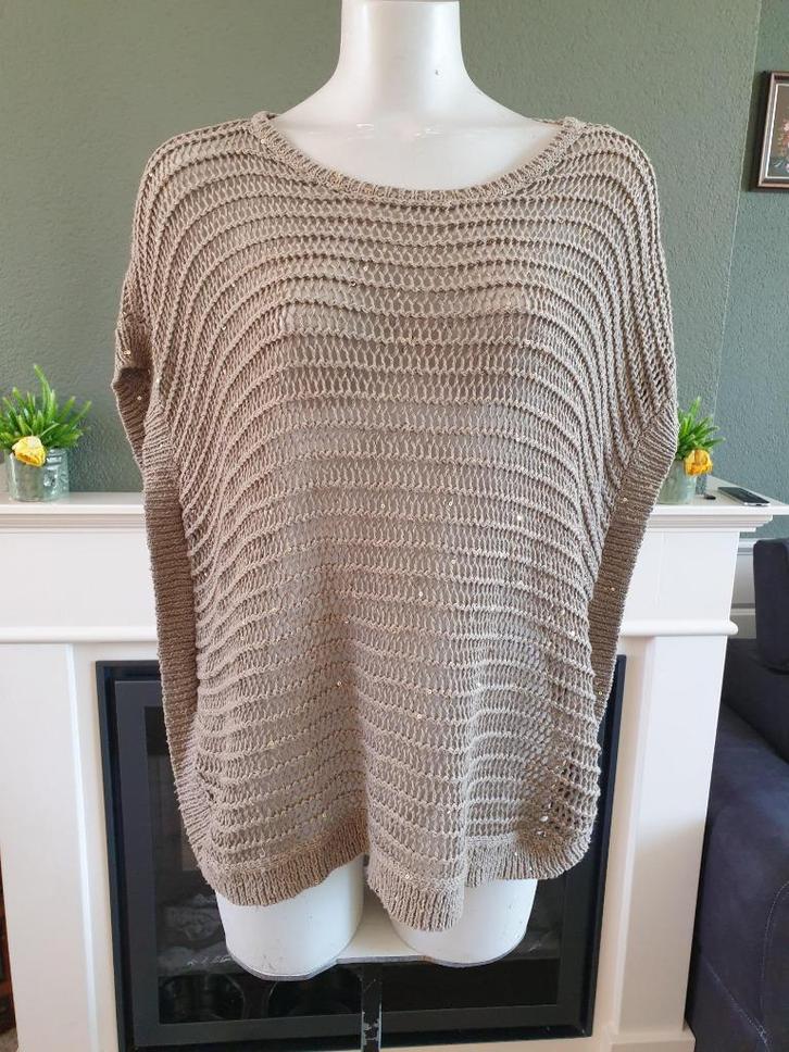 Claudia Strater mooie nette beige trui 36 S Gratis Verz., Kleding | Dames, Truien en Vesten, Zo goed als nieuw, Maat 36 (S), Beige