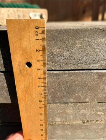 Belgisch hardsteen/ bluestone 80x80x4 cm (!) beschikbaar voor biedingen