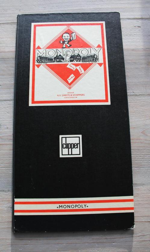 Vintage Monopoly Smeets & Schippers jaren 60, Hobby en Vrije tijd, Gezelschapsspellen | Bordspellen, Gebruikt, Een of twee spelers
