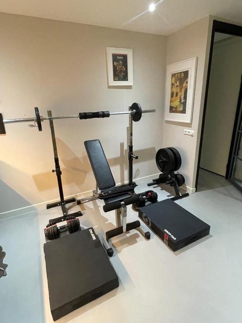 Complete homegym (alleen als geheel te koop, zelf ophalen), Sport en Fitness, Fitnessapparatuur, Zo goed als nieuw, Krachtstation