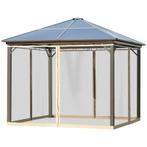 Outsunny Tuinpaviljoen 2,94x2,94  met polycarbonaat dak en m, Tuin en Terras, Partytenten, Ophalen, Minder dan 4 meter, Nieuw