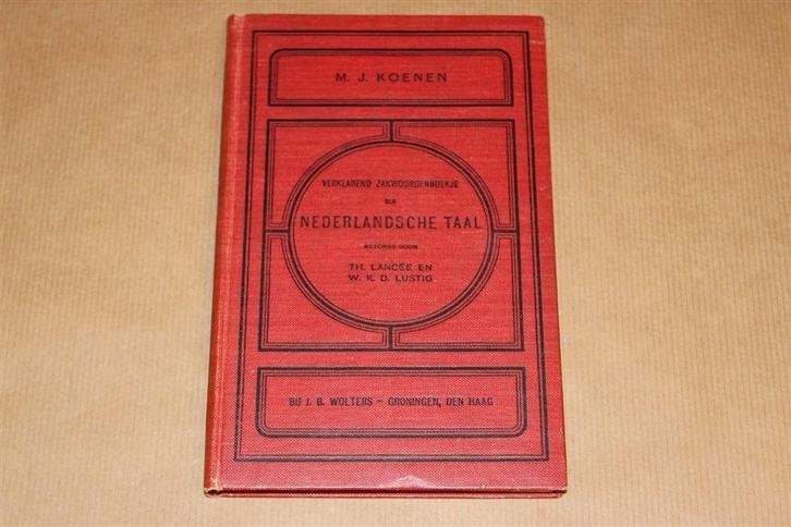 Koenen's Zakwoordenboekje [1928] — Oude Spelling, Antiek en Kunst, Antiek | Boeken en Bijbels, Ophalen of Verzenden