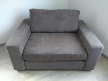 Goossens Loveseat Lucca Gemêleerd Bruin - NIEUW IN PLASTIC