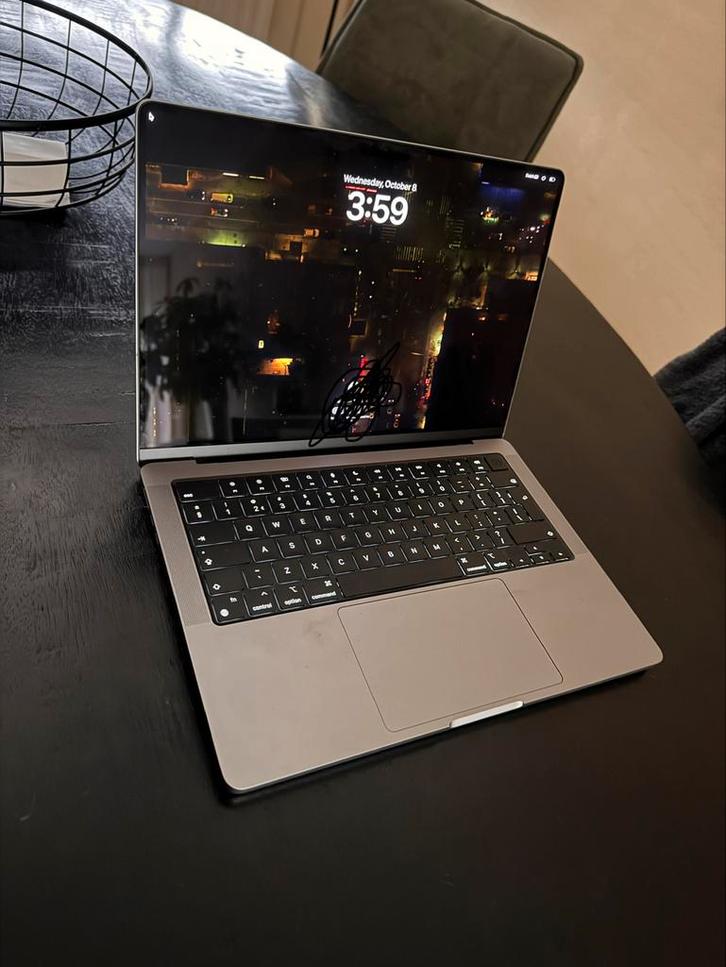 Apple Macbook Pro (M1 Pro chip) 14 inch, Computers en Software, Apple Macbooks, Zo goed als nieuw, MacBook Pro, Overige groottes