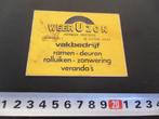 sticker Horst (L) Herman Peeters  weer U zon vakbedrijf, Ophalen, Zo goed als nieuw, Bedrijf of Vereniging