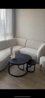 Starfurn Mangohout Salontafel Set van 3 - Zwart, Ophalen, Rond, Nieuw, Minder dan 50 cm