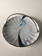 Vintage - Retro opdien schaal - oa gebakjes enz., Antiek en Kunst, Ophalen of Verzenden