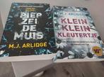 2 thrillers van de schrijver m.j. arlidge, Boeken, Ophalen of Verzenden, Zo goed als nieuw