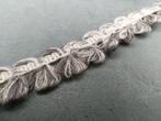 Vintage fournituren sierband lusjes grijstinten 2 cm (KV4), Ophalen of Verzenden, Nieuw, Lint, Band of Elastiek