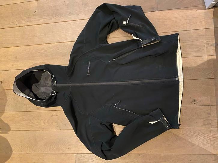 Zwarte Peak Performance jas - Maat l, Kleding | Dames, Jassen | Zomer, Gedragen, Maat 42/44 (L), Zwart, Ophalen of Verzenden