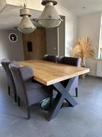 Eettafel, Ophalen of Verzenden, Zo goed als nieuw, 75 m² of meer, Laminaat