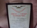 textiel/brevet/diploma/detailhandel/, Antiek en Kunst, Ophalen of Verzenden