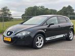 Seat Leon 1.6 LPG G3 2007 Zwart | airco | cruise | nw apk!, Auto's, 1228 kg, Stof, Zwart, 4 cilinders