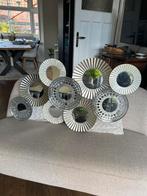 Spiegel met 9 spiegeltjes - 110x60 cm, Ophalen, Gebruikt, 100 tot 125 cm, Minder dan 100 cm
