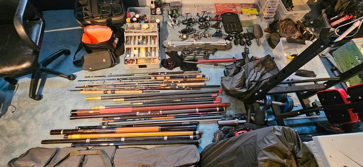 Partij vis spullen., Watersport en Boten, Hengelsport | Algemeen, Ophalen