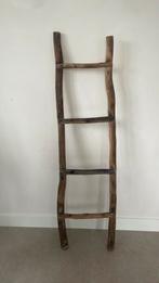 Decoratie houten ladder, Huis en Inrichting, Woonaccessoires | Wanddecoraties, Ophalen, Zo goed als nieuw