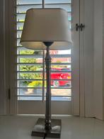Twee zilveren tafellampen, Huis en Inrichting, Lampen | Vloerlampen, Ophalen of Verzenden, Gebruikt, Metaal, Minder dan 100 cm