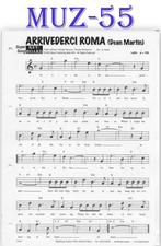 Muz55 bladmuziek super song - Arrivederci Roma (Dean Martin), Gebruikt, Piano, Ophalen of Verzenden, Artiest of Componist