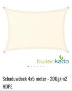 Schaduwdoek 4x5 meter, Ophalen, Nieuw