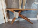 Vintage houten strijkplank oud hout retro sidetable, Verzamelen, Retro, Ophalen of Verzenden, Huis en Inrichting