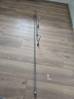 Gordijnroede + 2  gordijnen (roze), Huis en Inrichting, Stoffering | Gordijnen en Lamellen, Ophalen, 200 cm of meer, Zo goed als nieuw