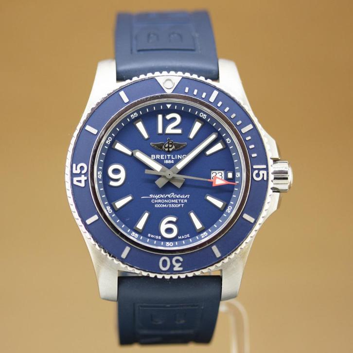 Breitling Superocean 44 A17367, Sieraden, Tassen en Uiterlijk, Horloges | Heren, Zo goed als nieuw, Polshorloge, Breitling, Staal