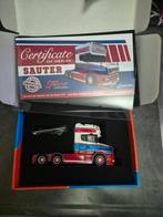 Tekno scania sauter, Hobby en Vrije tijd, Modelauto's | 1:50, Ophalen of Verzenden, Zo goed als nieuw, Bus of Vrachtwagen, Tekno