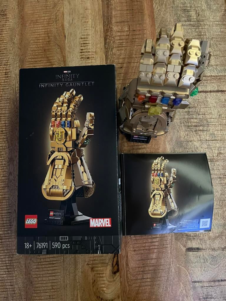 LEGO Marvel Infinity Gauntlet Thanos Set 76191, Ophalen of Verzenden, Zo goed als nieuw, Complete set, Lego