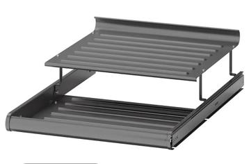 ikea KOMPLEMENT Uitrekbaar schoenenrek, grijs 50x58 pax kast - afbeelding 1