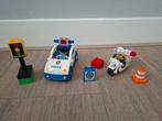 Duplo politieauto en politiemotor met stoplicht, Kinderen en Baby's, Speelgoed | Duplo en Lego, Ophalen of Verzenden, Gebruikt