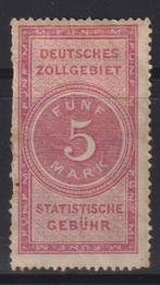 Duitsland Stadspost Tolgebied 5 Mark z.g., Postzegels en Munten, Postzegels | Europa | Duitsland, Ophalen of Verzenden, Duitse Keizerrijk