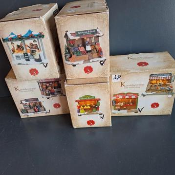 5 kerst tafereeltjes beschikbaar voor biedingen